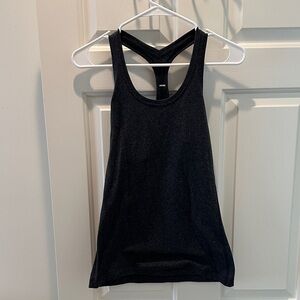 lululemon athletica Charcoal Racerback Tank Top